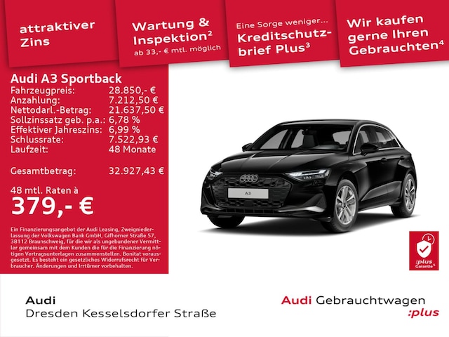 Audi A3 30 TFSI S-Tronic Sportback