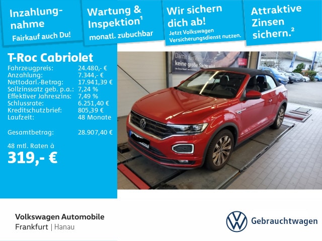 Volkswagen T-Roc 1.5 TSI Cabriolet DSG R-Line