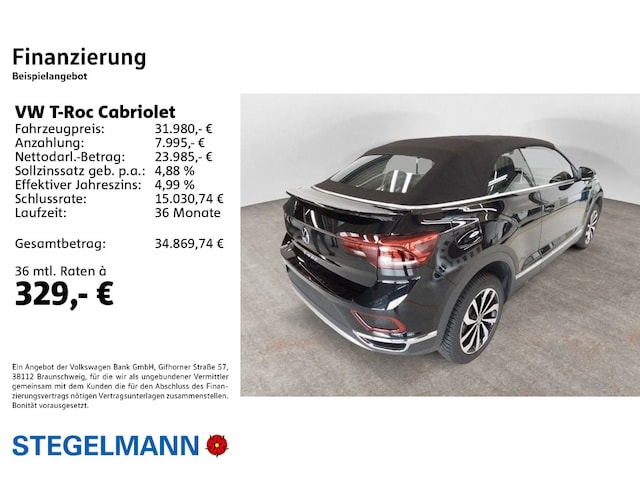 Volkswagen T-Roc 1.5 TSI Cabriolet Style