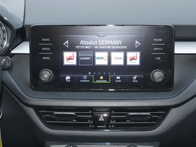 Skoda Fabia 1.0 MPI TEMPOMAT PDC-hinten LED MFL SMARTLINK KLIMAANLAGE