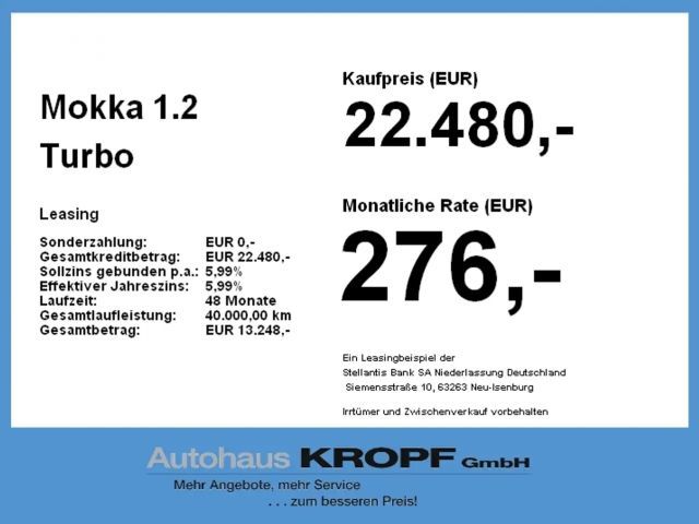 Opel Mokka 1.2 Turbo Turbo