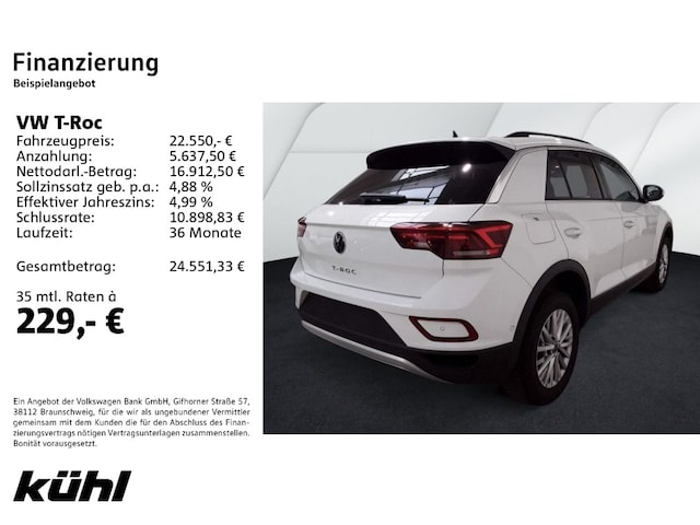 Volkswagen T-Roc 1.0 TSI Life