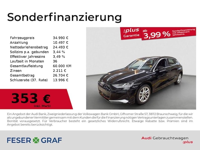 Audi A3 35 TDI S-Tronic Sportback