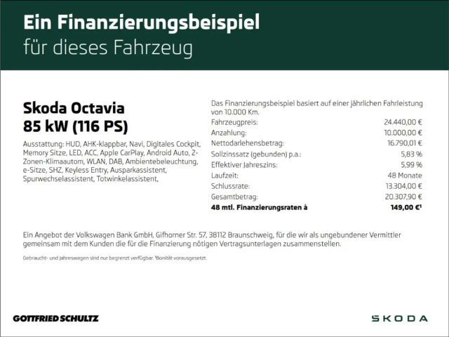 Skoda Octavia 2.0 TDI Combi Style Style