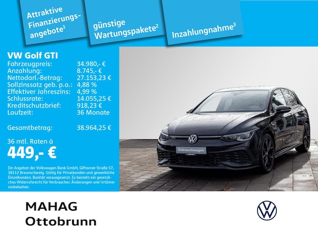 Volkswagen Golf 2.0 TSI GTI Golf VIII