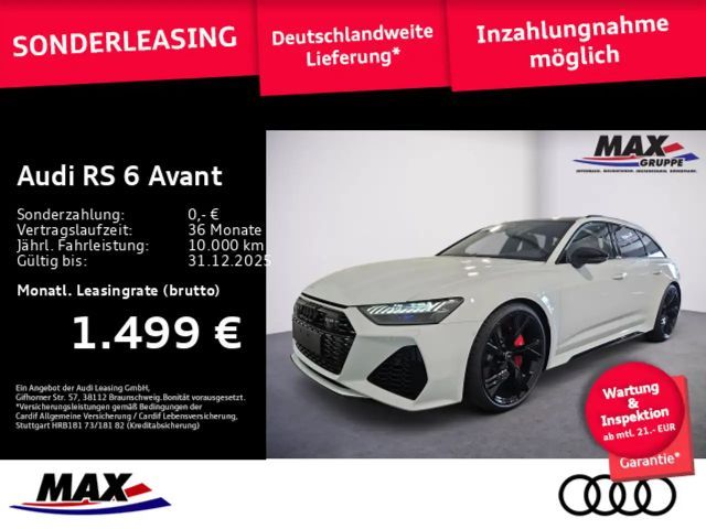 Audi RS6 MATRIX+SAGA+280KM/H+AHK+B&O+PANO+HUD+
