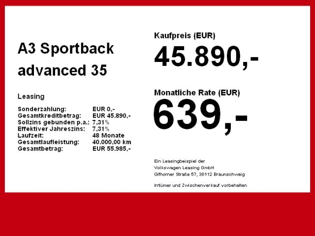 Audi A3 35 TFSI S-Tronic Sportback