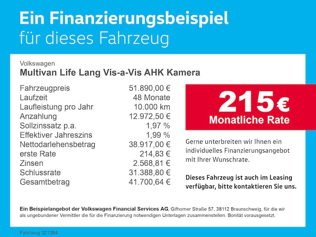 Volkswagen Multivan Lang Life