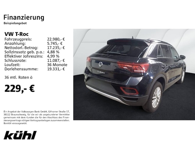 Volkswagen T-Roc 1.0 TSI Life