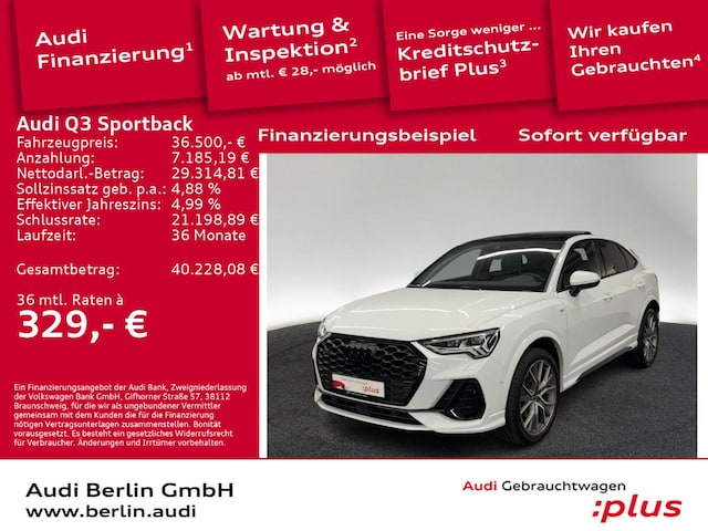 Audi Q3 40 TFSI Quattro S-Tronic Sportback