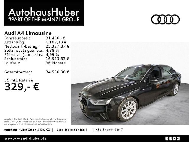 Audi A4 40 TFSI S-Line S-Tronic Sedan