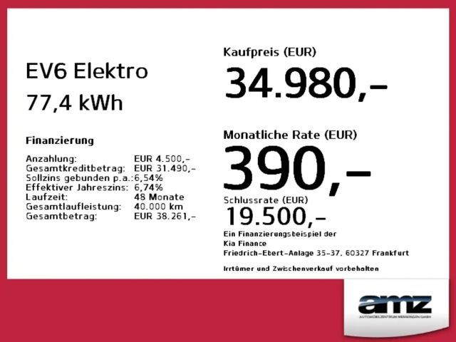 Kia EV6 77,4 kWh GT-Line