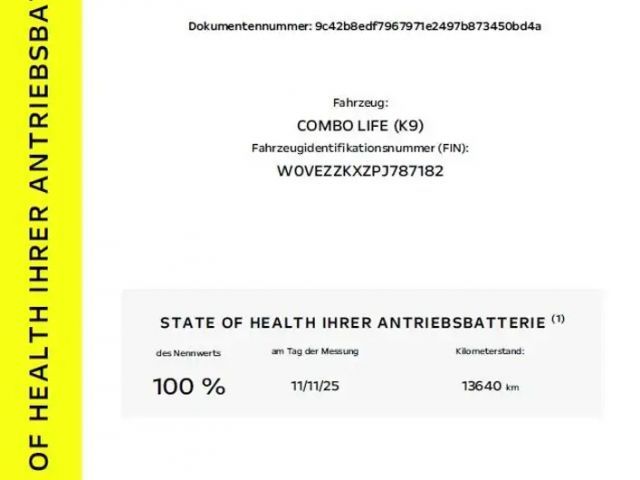 Opel Combo Combo-e Life