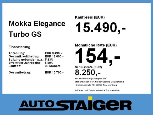 Opel Mokka Elegance Turbo