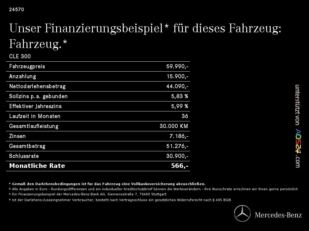 Mercedes-Benz CLE 300 4MATIC AMG Line