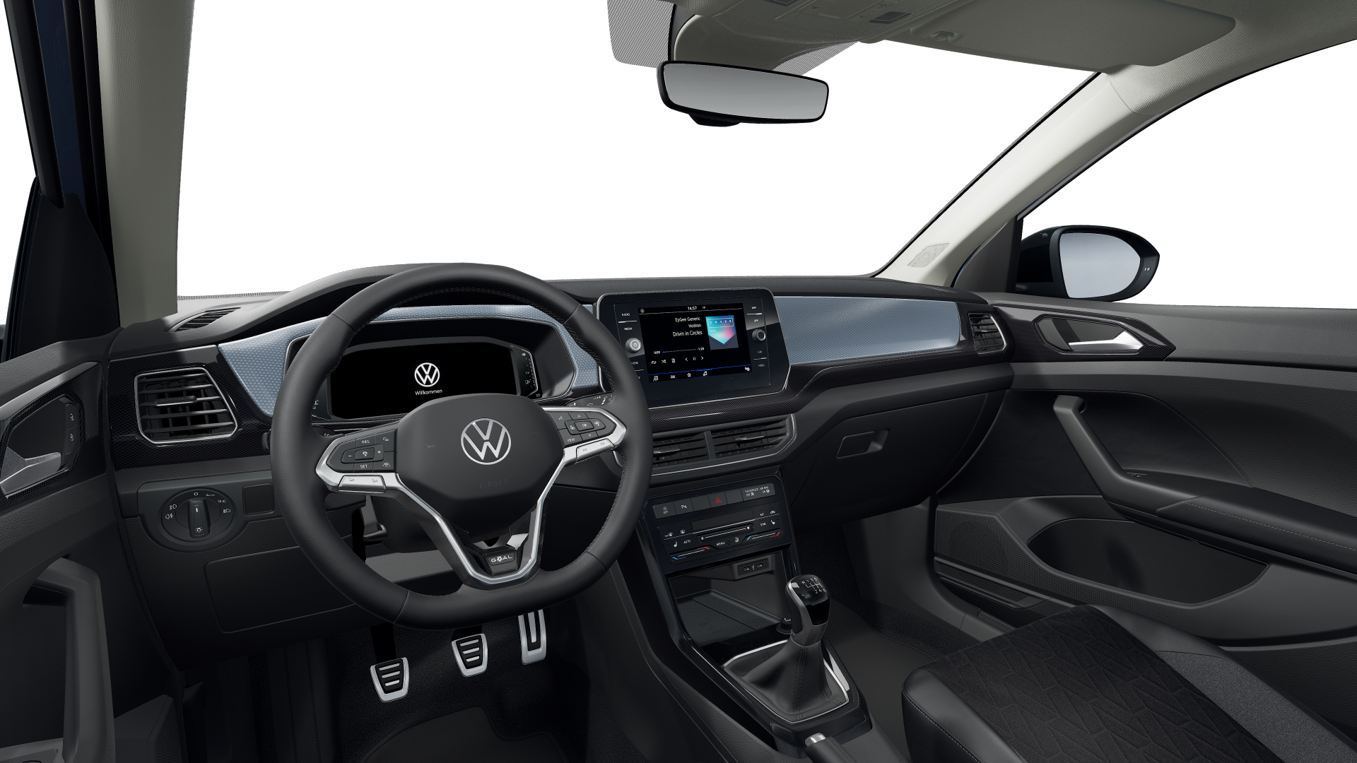 Volkswagen T-Cross T-Cross 1.0 l TSI 116PS Goal+Fahrschulumbau +AH...