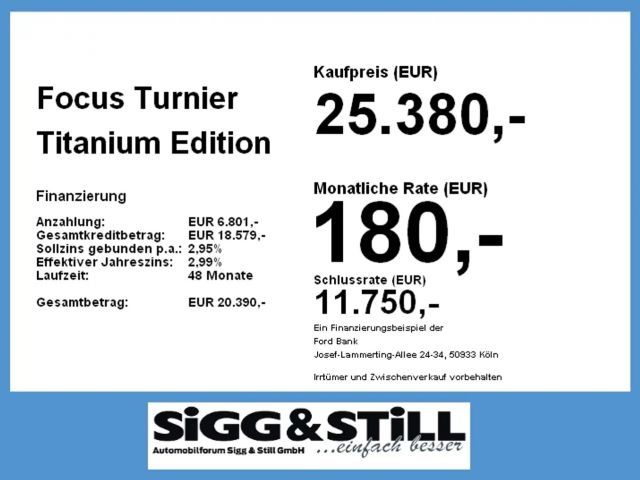 Ford Focus Titanium Wagon