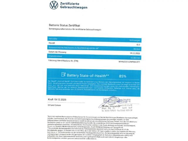 Volkswagen ID.3 45 kWh City Pure