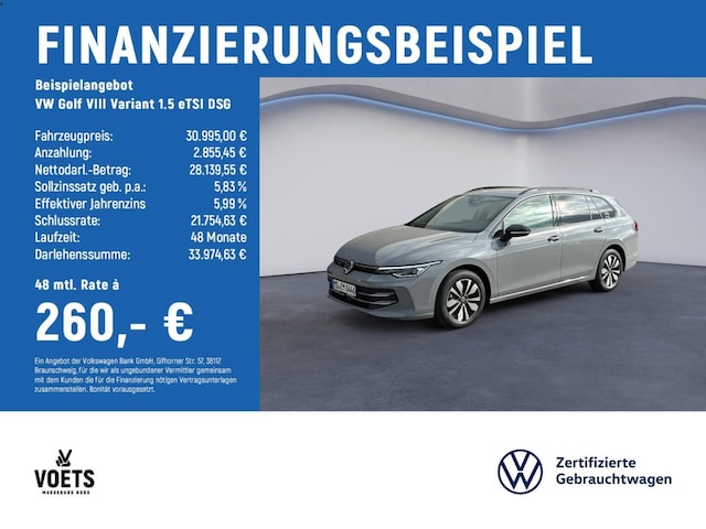 Volkswagen Golf 1.5 eTSI DSG Golf VIII Variant