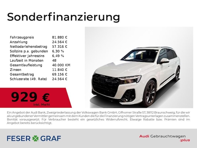 Audi Q7 50 TDI Quattro S-Line