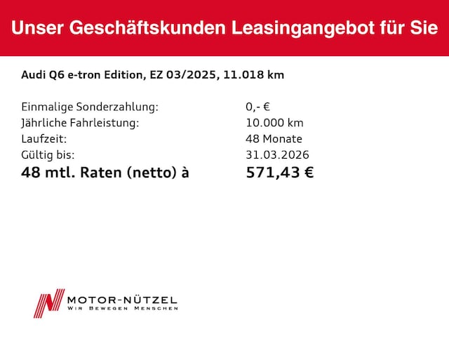 Audi Q6 e-tron Quattro