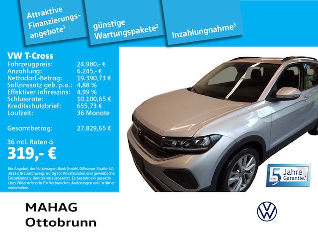 Volkswagen T-Cross 1.0 TSI DSG Life