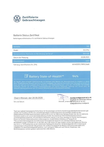 Volkswagen ID.3 150 kW