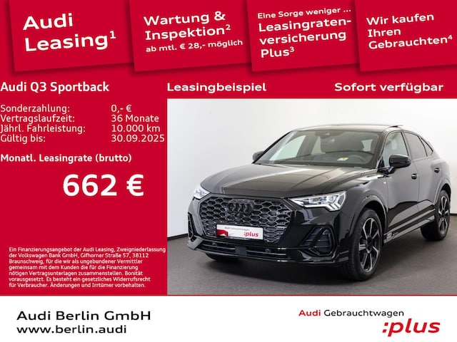 Audi Q3 35 TFSI S-Line S-Tronic Sportback