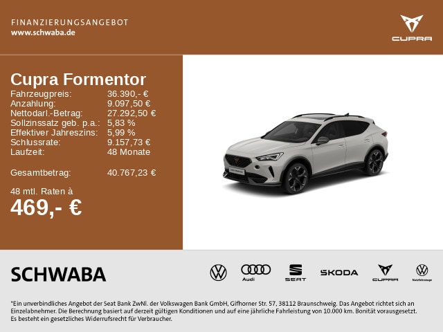 Cupra Formentor 2.0 TSI DSG VZ