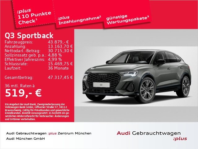 Audi Q3 35 TDI S-Line S-Tronic Sportback