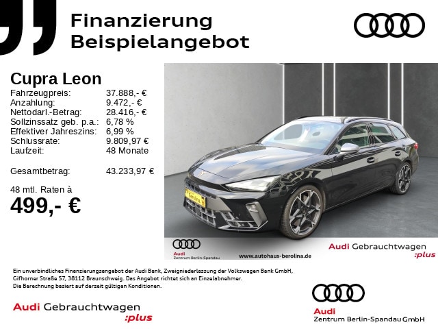 Cupra Leon 2.0 TSI DSG ST Sportstourer VZ