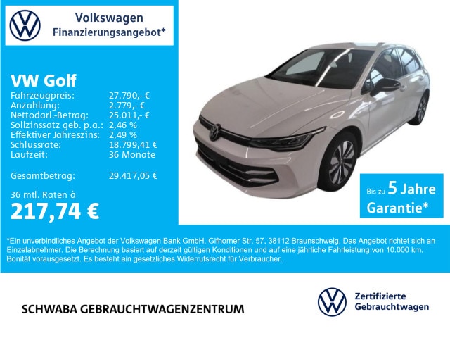 Volkswagen Golf 1.5 eTSI DSG Golf VIII