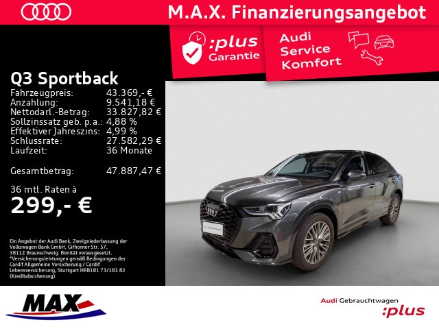 Audi Q3 35 TFSI S-Line S-Tronic Sportback