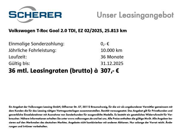 Volkswagen T-Roc 2.0 TDI