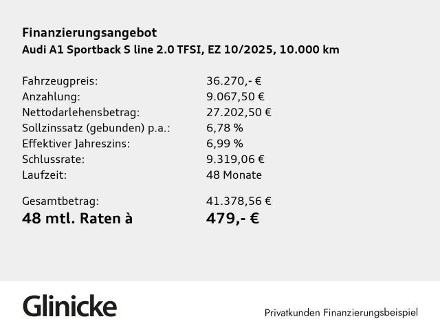 Audi A1 2.0 TFSI S-Line