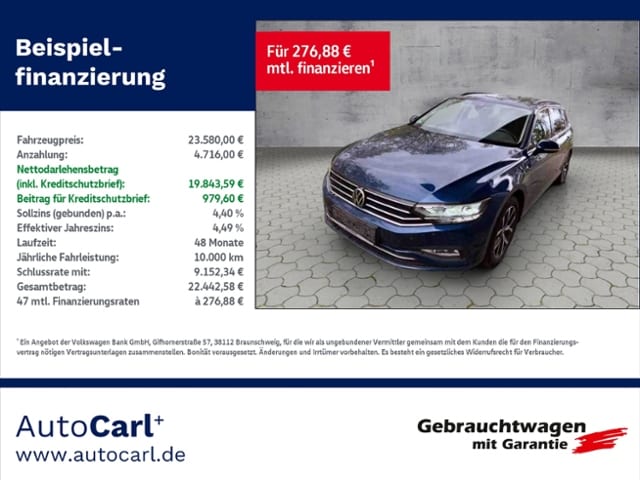 Volkswagen Passat 2.0 TDI DSG Variant