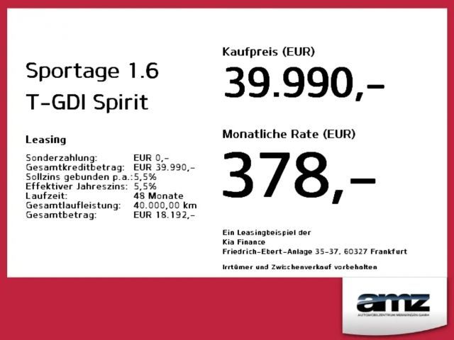 Kia Sportage GDi Spirit