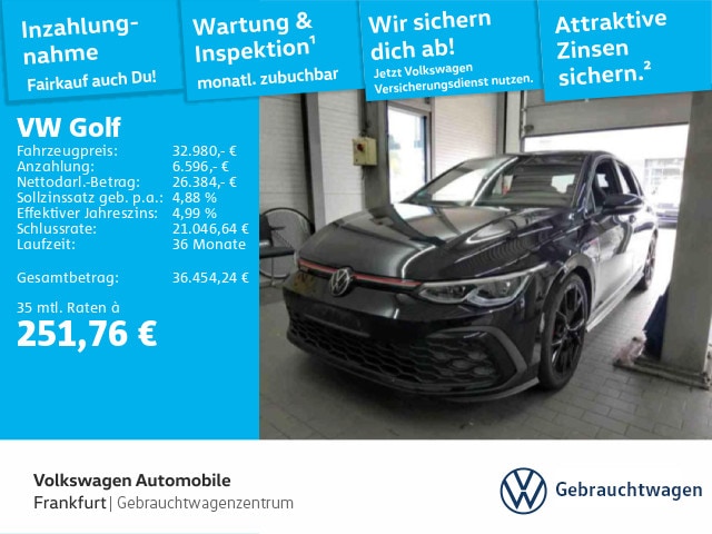 Volkswagen Golf 2.0 TSI DSG GTI Golf VIII