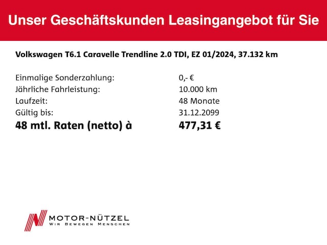 Volkswagen Caravelle 2.0 TDI T6