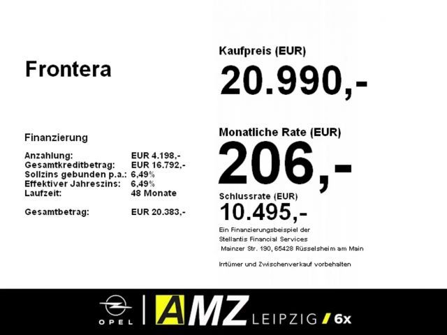 Opel Frontera *Mild-Hybrid*