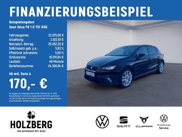Seat Ibiza 1.0 TSI DSG FR-lijn
