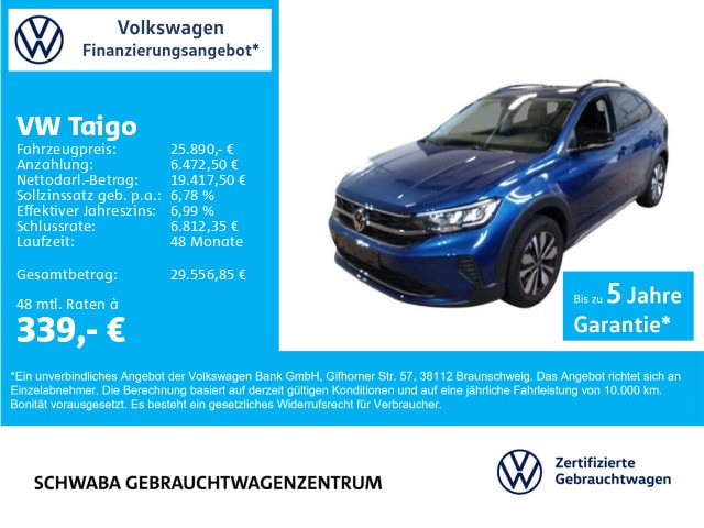 Volkswagen Taigo 1.0 TSI DSG