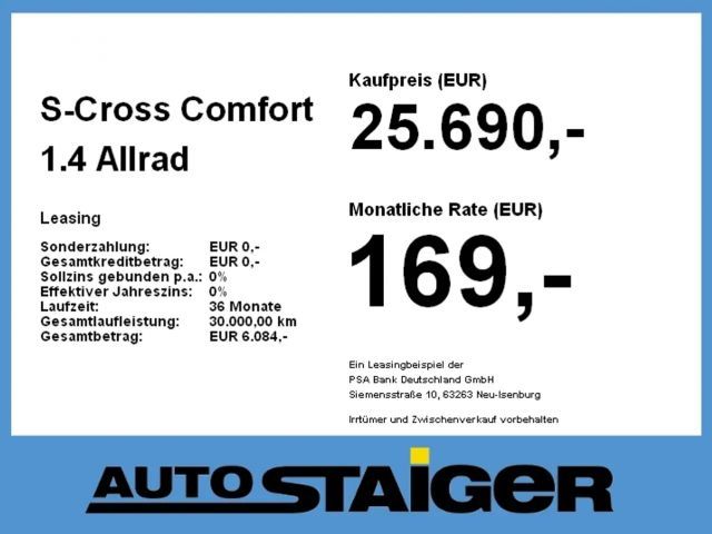 Suzuki S-Cross Comfort 1.4 Allrad Schalter Tempomat