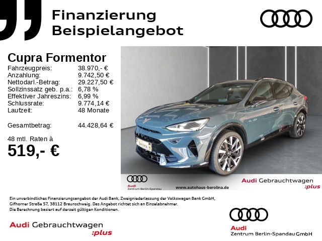 Cupra Formentor DSG VZ e-Hybrid