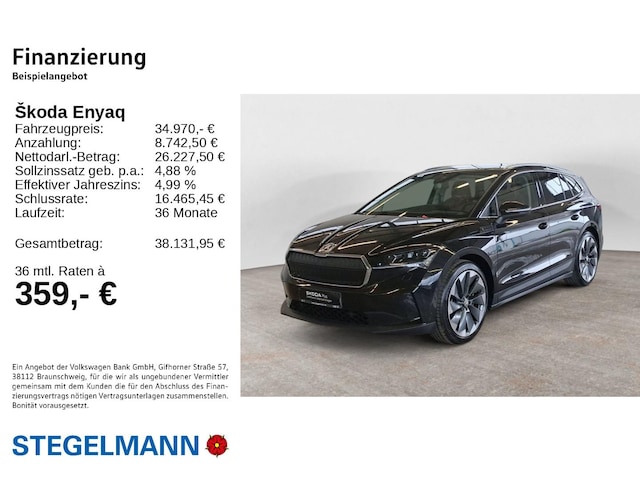 Skoda Enyaq Enyaq 80X EcoSuite 195kW *Pano*AHK*Head-Up*Leder*Kamera*