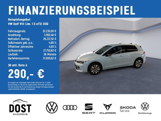Volkswagen Golf 1.5 eTSI DSG Golf VIII