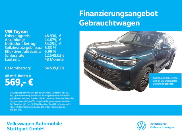 Volkswagen Tayron 2.0 TDI 4Motion DSG Life