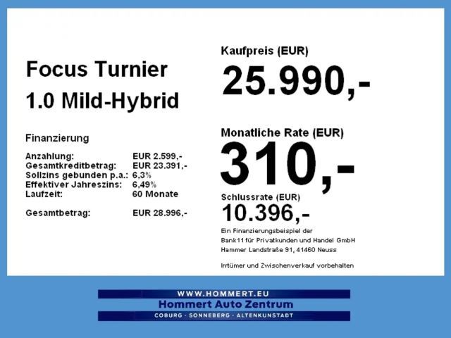 Ford Focus Titanium Wagon