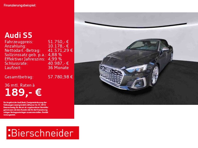 Audi S5 Cabriolet Quattro