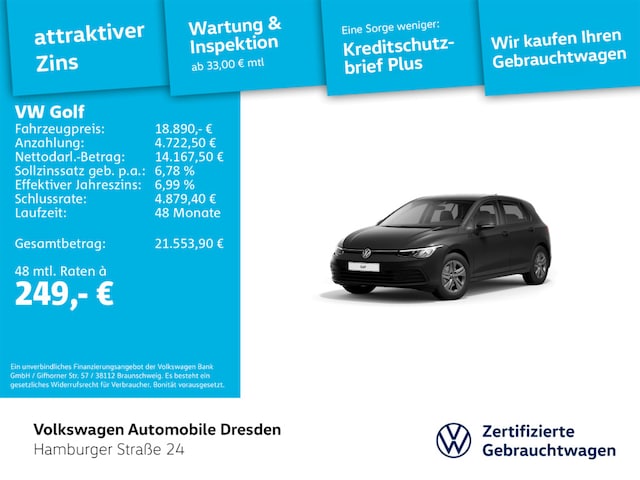 Volkswagen Golf Golf VIII Life